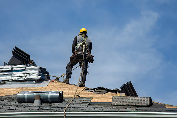 Professional Roof Installation technician working in Parlier, CA